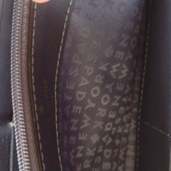 KATE SPADE Long Wallet NAVY NWOT - Picture 6 of 13